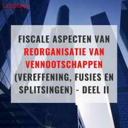 Fiscale aspecten van...